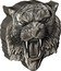 Niue Five Dollars Fierce Nature. Tiger 2022  Antiqued  coin reverse