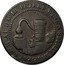 UK Halfpenny (Perthshire D. Peters) PAYABLE AT DAVID PETERS WINE & SPIRIT SHOP coin obverse
