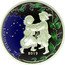 Niue One Dollar (Elizabeth II Gemini) AG 999 1/2 OZ БЛИЗНЮКИ 2019 coin reverse