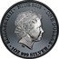 Niue One Dollar Elizabeth II Kangaroo 2019  Black Proof ELIZABETH II NIUE 2019 ONE DOLLAR IRB 1OZ 999 SILVER coin obverse