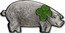 Niue One Dollar (Lucky Shamrock Piggy)  coin reverse