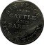 UK Six Pence (Yorkshire. York. Cattle & Barber) SIX PENCE CATTLE AND BARBER SILVER TOKEN coin reverse