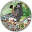 Niue Ten Dollars (The Jungle Book) 3 OZ 999 FINE SILVER ©DISNEY coin reverse