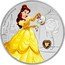 Niue Two Dollars (Belle. Heart) 1 OZ 999 FINE SILVER © DISNEY coin reverse