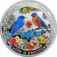Niue Two Dollars (Bluebirds) 1 OZ 999 FINE SILVER LOVE IS PRECIOUS coin reverse