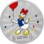 Niue Two Dollars (Daisy Duck) 1 OZ 999 FINE SILVER © DISNEY DAISY DUCK coin reverse