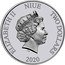 Niue Two Dollars (Elizabeth II - Aurora) ELIZABETH II NIUE TWO DOLLARS IRB 2020 coin obverse
