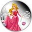 Niue Two Dollars (Elizabeth II - Aurora) 1 OZ 999 FINE SILVER © DISNEY coin reverse
