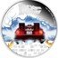 Niue Two Dollars (Elizabeth II Back to the Future) BACK TO THE FUTURE © UCS LLC AND AMBLIN 1 OZ 999 FINE SILVER coin reverse