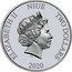 Niue Two Dollars Elizabeth II Boba Fett 2020 NZM BU ELIZABETH II NIUE TWO DOLLARS IRB 2020 coin obverse