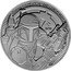 Niue Two Dollars Elizabeth II Boba Fett 2020 NZM BU 1 OZ 999 FINE SILVER © & TM LUCASFILM LTD NZM coin reverse