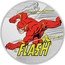 Niue Two Dollars Elizabeth II Flash 2020  Proof THE FLASH © & TM DC COMICS (S20) 1 OZ 999 FINE SILVER coin reverse