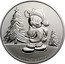 Niue Two Dollars (Elizabeth II - Mickey Mouse (Christmas)) 1 OZ 999 FINE SILVER © DISNEY coin reverse