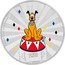 Niue Two Dollars Elizabeth II Pluto- Coloured 2019  BU 1 OZ 999 FINE SILVER © DISNEY PLUTO coin reverse