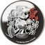 Niue Two Dollars (Elizabeth II Year of the Mouse) 鼠 1 OZ 999 FINE SILVER © DISNEY coin reverse