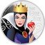 Niue Two Dollars Evil Queen 2018  Proof 1OZ 999 FINE SILVER ©DISNEY JUST ONE BITE coin reverse