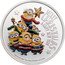Niue Two Dollars (Minion Christmas) MERRY CHRISTMAS & HAPPY NEW YEAR TM & © UNI. 1OZ 999 PURE SILVER coin reverse