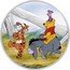 Niue Two Dollars Pooh & Friends 2020  Proof 1 OZ 999 FINE SILVER © DISNEY coin reverse