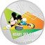 Niue Two Dollars (Ready Set Go) READY SET GO! 1 OZ 999 FINE SILVER © DISNEY coin reverse