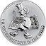 Niue Two Dollars Scrooge McDuck 75th Anniversary 2022  Bullion 1 OZ 999 FINE SILVER © DISNEY I'M THE RICHEST DUCK IN THE WORLD coin reverse