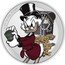 Niue Two Dollars Scrooge McDuck & His Treasures 2022  Proof 1 OZ 999 FINE SILVER © DISNEY coin reverse
