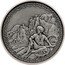 Niue Two Dollars Sinbad the Sailor 2019  Antiqued 1 OZ 999 FINE SILVER coin reverse