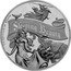 Niue Two Dollars (Sleeping Beauty) 1 OZ 999 FINE SILVER © DISNEY DISNEY SLEEPING BEAUTY coin reverse
