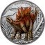 Niue Two Dollars (Stegosaurus) STEGOSAURUS coin reverse