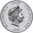 Niue Two Dollars (Year of the Dog) ELIZABETH II NIUE TWO DOLLARS IRB 2018 coin obverse