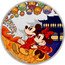 Niue Two Dollars Year of the Mouse. Happiness 2020  Proof 1 OZ 999 FINE SILVER © DISNEY coin reverse