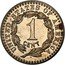 USA 1 Cent Token Pattern with Shield. Non-magnetic 1896  UNITED STATES OF AMERICA 1 CENT coin reverse