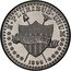 USA 1 Cent Token Pattern with Shield 1896  E PLURIBUS UNUM LIBERTY 1896 coin obverse