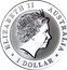 Australia 1 Dollar Koala. Coloured 2011 P In Sets only ELIZABETH II AUSTRALIA 1 DOLLAR IRB coin obverse
