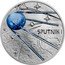 Niue 1 Dollar Sputnik 1. Coloured 2022 CM Proof SPUTNIK I coin reverse
