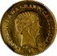 Italy Fiorino Leopoldo II Pattern 1843  2 pieces known LEOPOLDO II A D' A GRANDUCA DI TOSCANA G.N. coin obverse