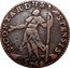 Italy 1 Giorgino (Francesco III) S CONTARDUS ÆSTENSIS 1740 coin reverse