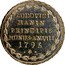 Italy 1 Osella (Lodovico Manin Double Weight) X# 391 LUDOVICI MANIN PRINCIPIS MUNUS AN.VIII 1796 coin reverse