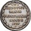 Italy 1 Osella Lodovico Manin Double Weight 1789  I X# 374 LUDOVICI MANIN PRINC MUNUS ANNO I 1789 coin reverse