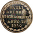 Italy 1 Osella P. Renier 1782 DT IV X# 358 PAULI REINERJ PRINC:MUNUS ANNO IV 1782 coin reverse