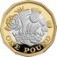 UK 1 Pound Nations of the Crown (Memorial Coin) 2022 Proof, memorial coin set 2022 DP ONE POUND coin reverse
