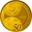 Malaysia 1 Ringgit 50th Anniversary of Kilang Wang Bank Negara 2022 1 RINGGIT BANK NEGARA MALAYSIA 1971 5 2021 50 coin obverse