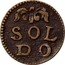 Italy 1 Soldo Francesco III d'Este ND (1737-1780)  C# 2 SOL DO coin reverse