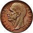 Italy 10 Centesimi Vittorio Emanuele III 1st Type. Trial Strike 1936 R XIV KM# Pn58 VITT EM III RE E IMP coin obverse
