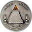 Niue 10 Dollars (Eye of Providence) ANNUIT CŒPTIS MMXXII NOVUS ORDO SECLORUM coin reverse