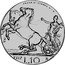 Italy 10 Lire (Vittorio Emanuele III. Prova di Stampa) KM# PrB45 PROVA DI STAMPA M I D 1927 L 10 R coin reverse