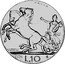 Italy 10 Lire (Vittorio Emanuele III. Prova) KM# Pr39 PROVA 1926 L 10 R coin reverse