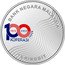Malaysia 10 Ringgit (100th Anniversary of Cooperative Movement) BANK NEGARA MALAYSIA 100 1922 2022 TAHUN KOPERASI 10 RINGGIT coin obverse