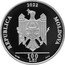 Moldova 100 Lei 100 Years Since the Coronation of King Ferdinand I and Queen Maria 2022  proof REPUBLICA 2022 MOLDOVA 100 AG 999 LEI 22,0 G coin obverse