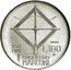 Italy 100 Lire (Guglielmo Marconi. Trial Strike. Prova) KM# Pr89 PROVA 1874 1974 L.100 GUGLIELMO MARCONI coin reverse