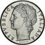 Italy 100 Lire (Large type. Trial strike. Prova) KM# PrA81 REPVBBLICA ITALIANA ROMAGNOLI GIAMPAOLI-INC. coin obverse